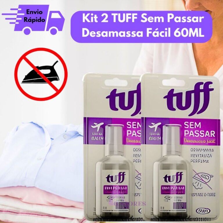 Kit 2 Tuff Sem Passar: Desamassa Fácil, Perfuma e