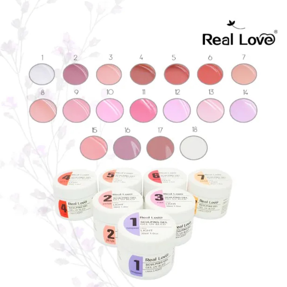 Gel de para Unhas Sculpting Gel  15ml – Real Love