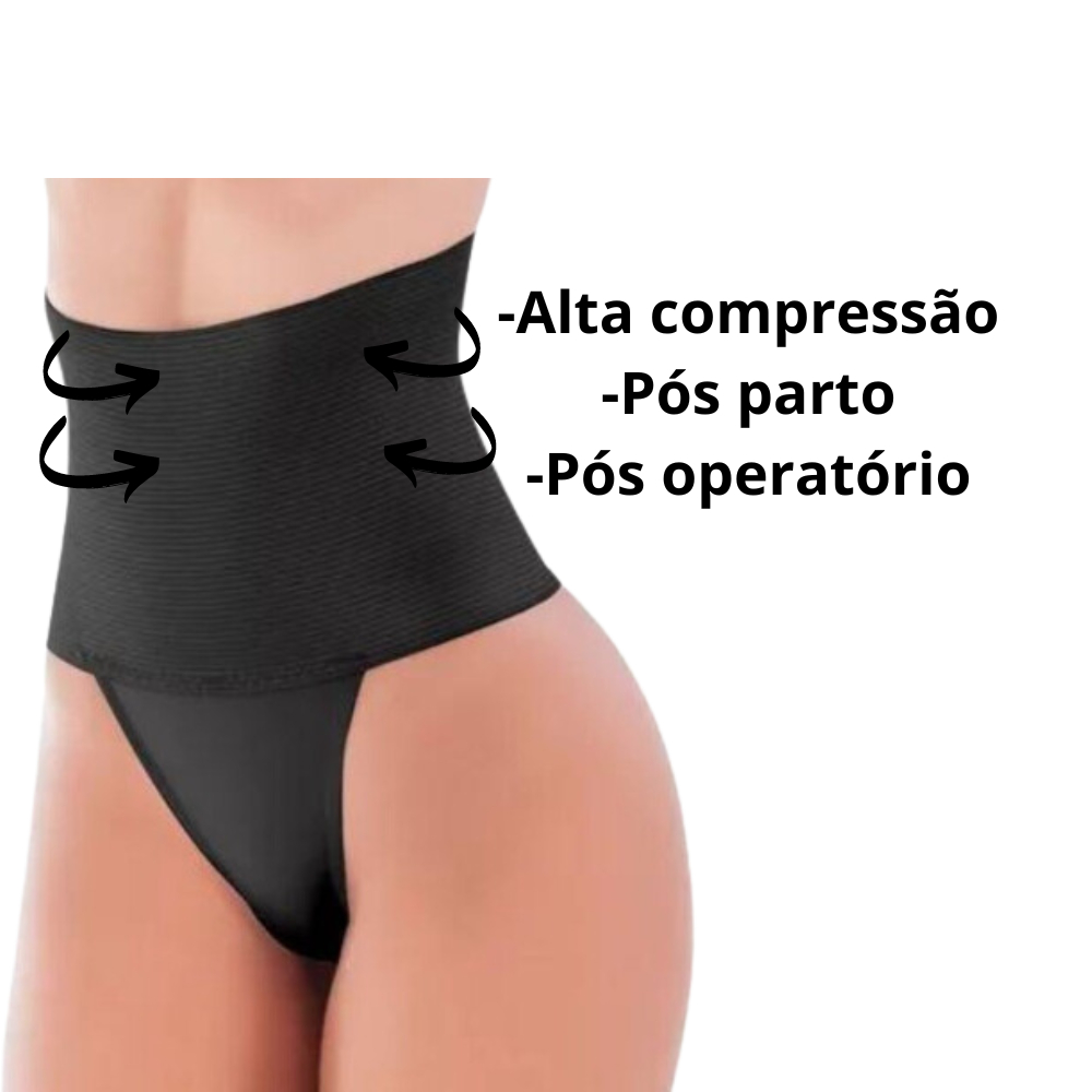 Calcinha Cinta Modeladora Plus Size Alta Compressão Reduz Medida Cós Alto – Cinta18