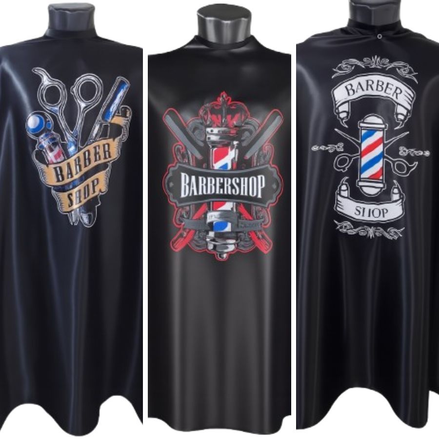 Capas de Corte + Opção Avulsa – Silk/Lisa – Cetim Barbershop Cabelereiro Barbeiro