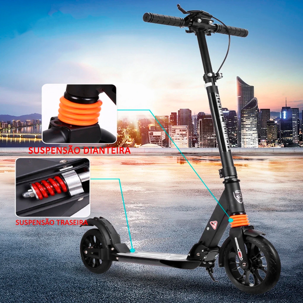 Patinete Eletrica de Eqilibrio 6 Polegadas Dobravel Velocidade 15Km/h Autonomia Até 10Km