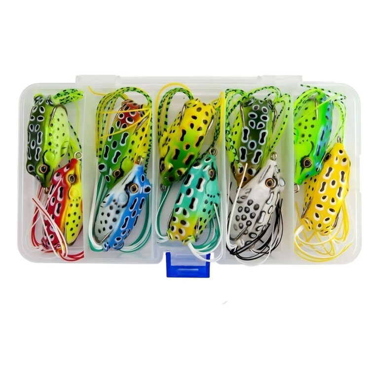 KIT 10 Iscas para pesca Artificial Frog Sapinho sa