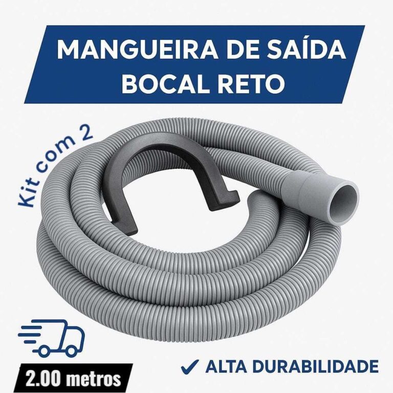 KIT Mangueira De Saída e Entrada De Água Para Ma