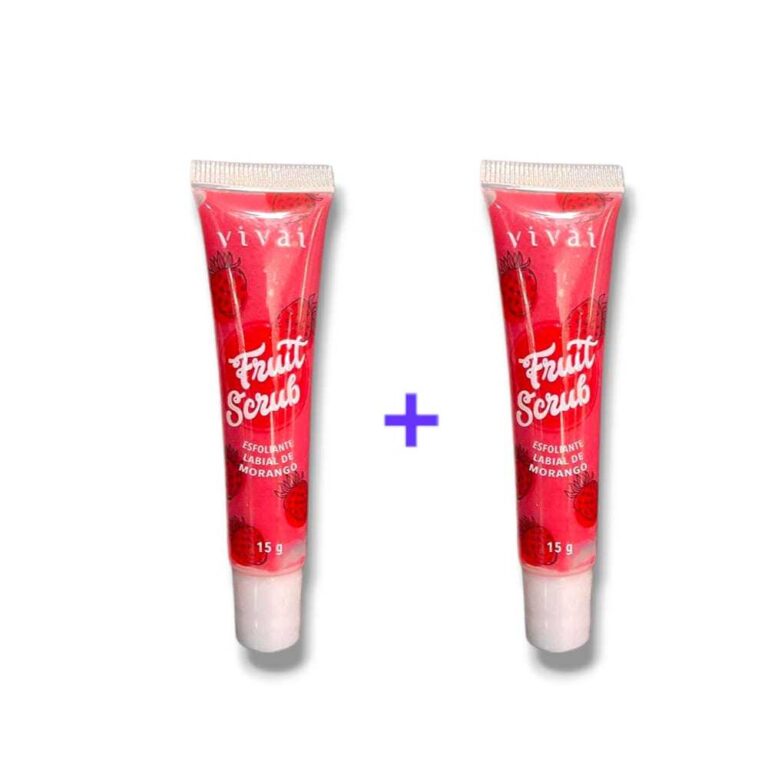 Esfoliante Labial Fruit Scrub vivai kit com 2 unid