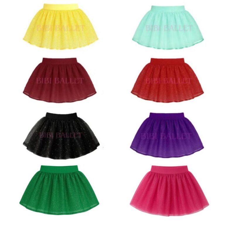 Saia de Tule Com Glitter Para Carnaval ou Festas &