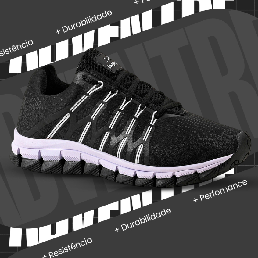 Tênis Masculino Impax Esportivo Confortável Estiloso Resistente Treino Trabalho Academia 34 Ao 45