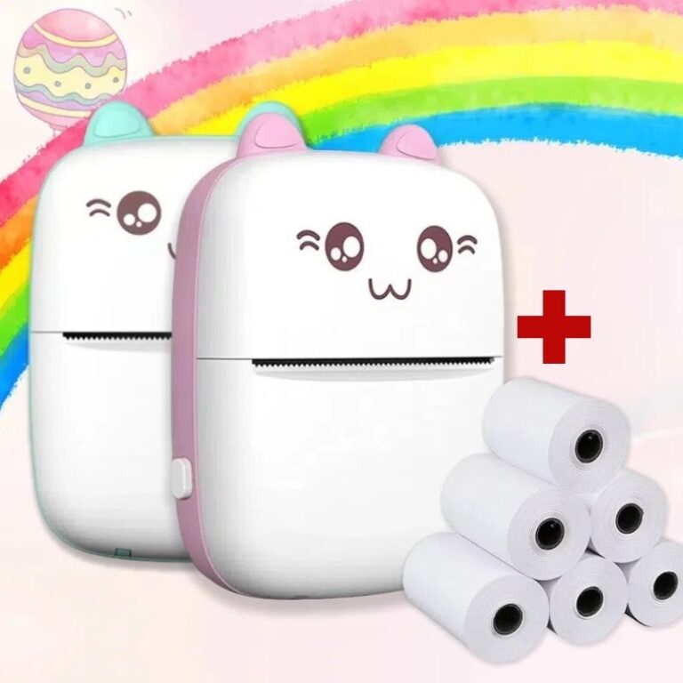 Mini Impressora Térmica Sem Fio Portátil Desenho