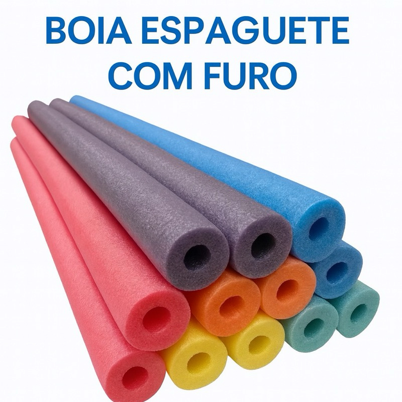 kit com 3 / 6 / 9 / 12 Boias Espaguete de Piscina  Macarrão Flutuador Infantil e Adulto.