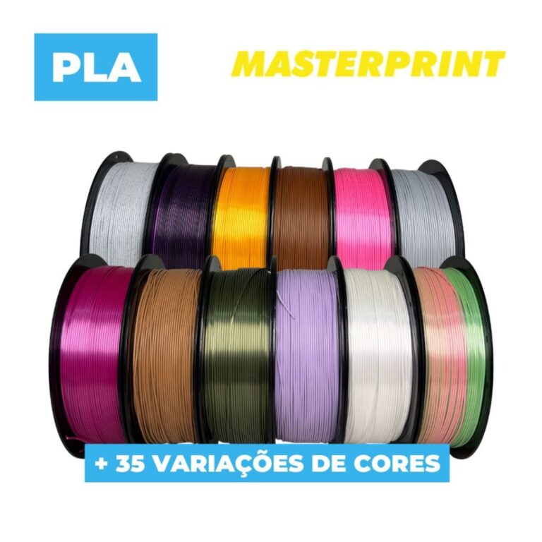 Filamento PLA 3D 1.75mm 1KG Cores a escolha para I