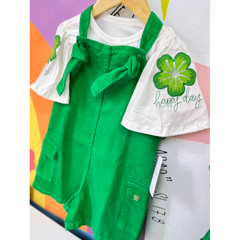 Jardineira Collor +Blusa Godê