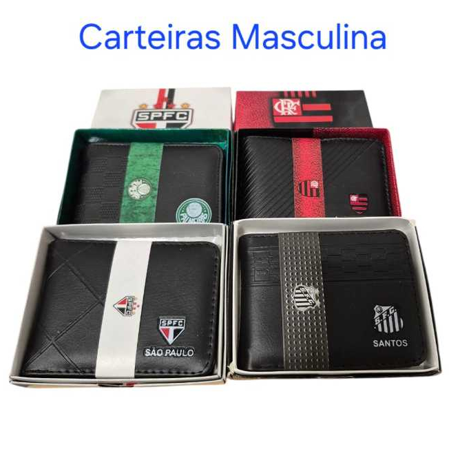 Carteiras Masculina Modelos Slim, Palmeiras, Corin