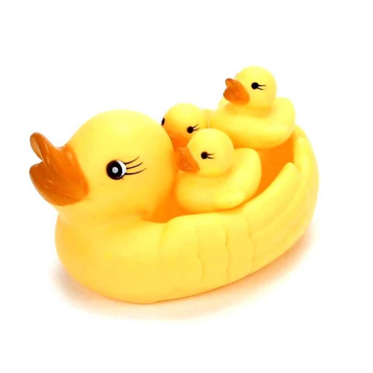 Kit Brinquedo De Vinil Hora Do Banho Pato Patinhos