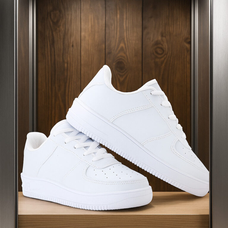 Tênis Branco Masculino Feminino Confortavel