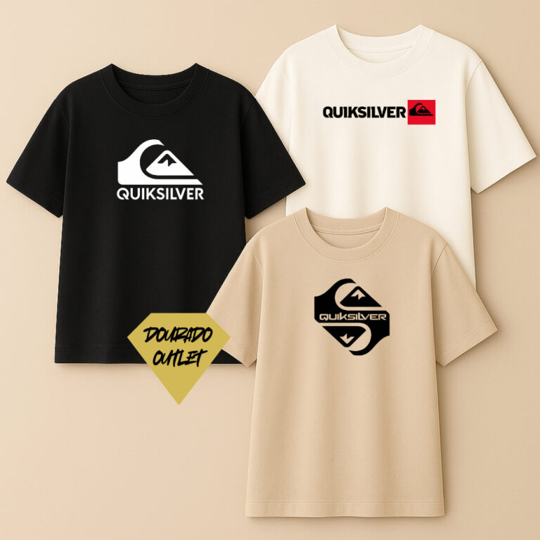 kit 3 camisetas Masculina 100% Algodão fio 30.1 P