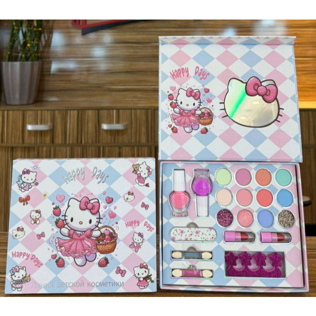 Hello Kitty, paleta de maquiagem Coulommi, maquiag