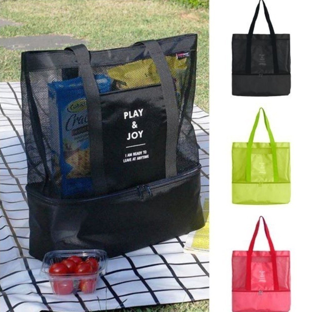 Kit2  Bolsa de Praia Com Cooler jimmy