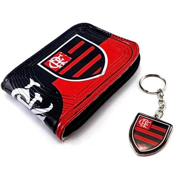 Carteira + Chaveiro de Times de Futebol Personaliz