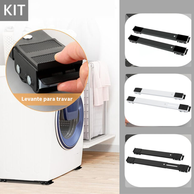 Suporte de Base com Rodinha Geladeira Movedor Móv