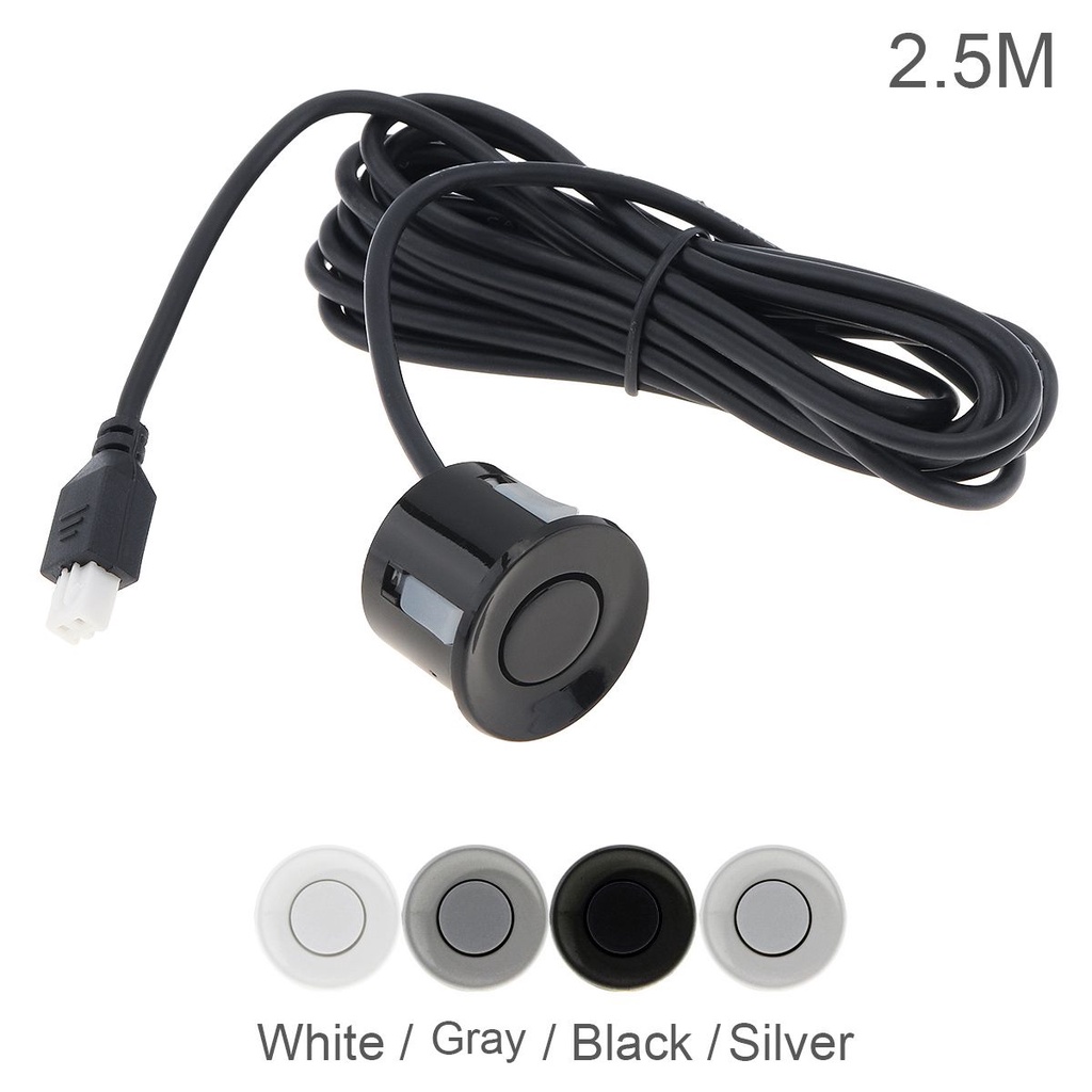Sensor De Estacionamento Com Cabo De 2,5 M Para Kit De Sensores De 22 Mm Sistema Reverso De Monitor