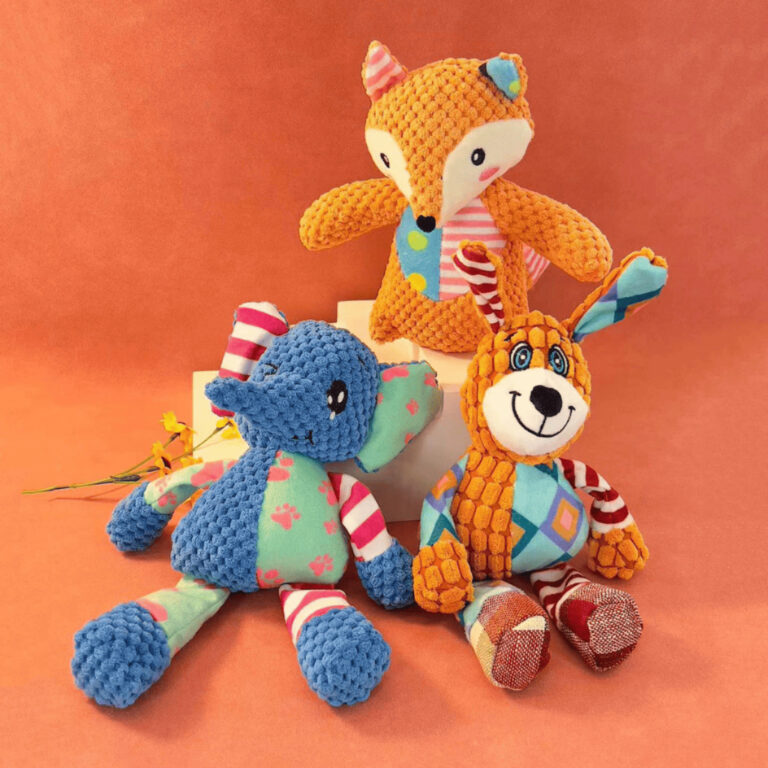 Brinquedo Mordedor Pelúcia Cachorro Pet Gato Cãe