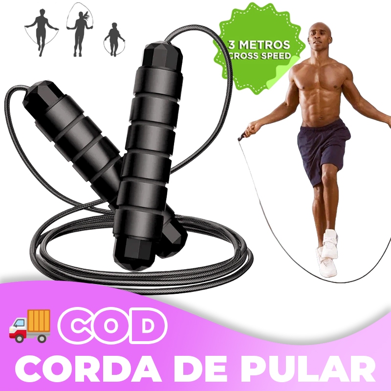 DEEYI Corda De Pular Crossfit Profissional 3M -Para Fitness