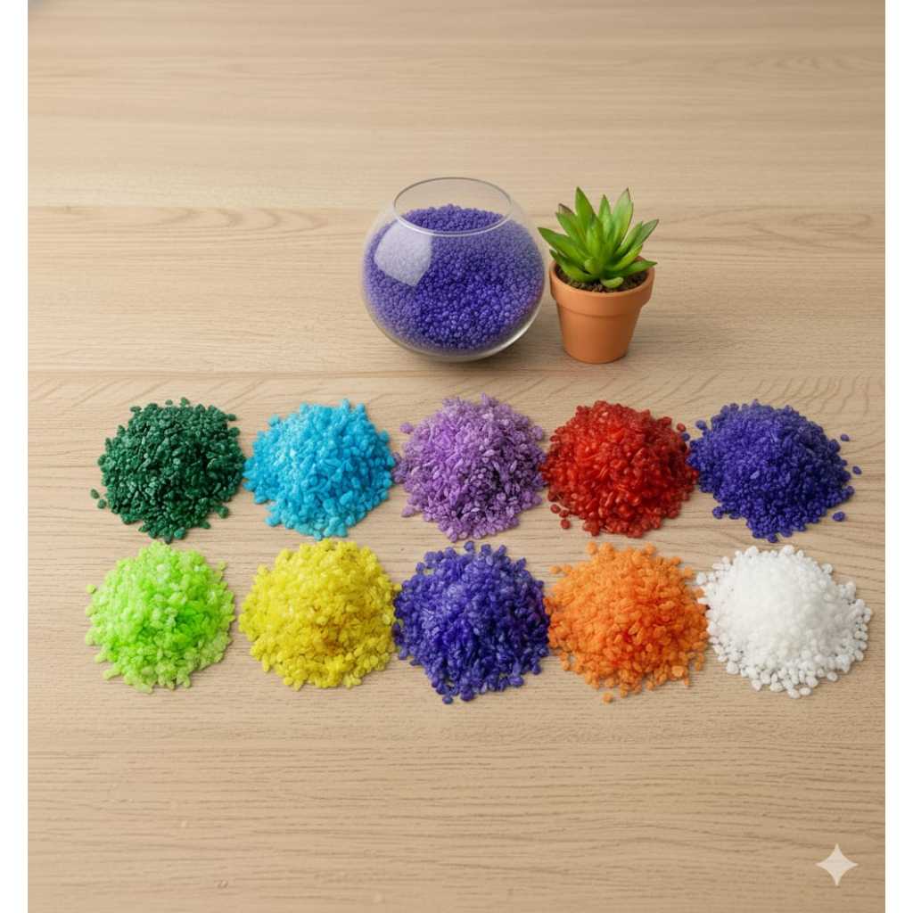 Pedra para Aquário 1 a 5kg  – Coloridas Atóxicas p/ Aquário E Vasos  Decoração Premium – Cascalho