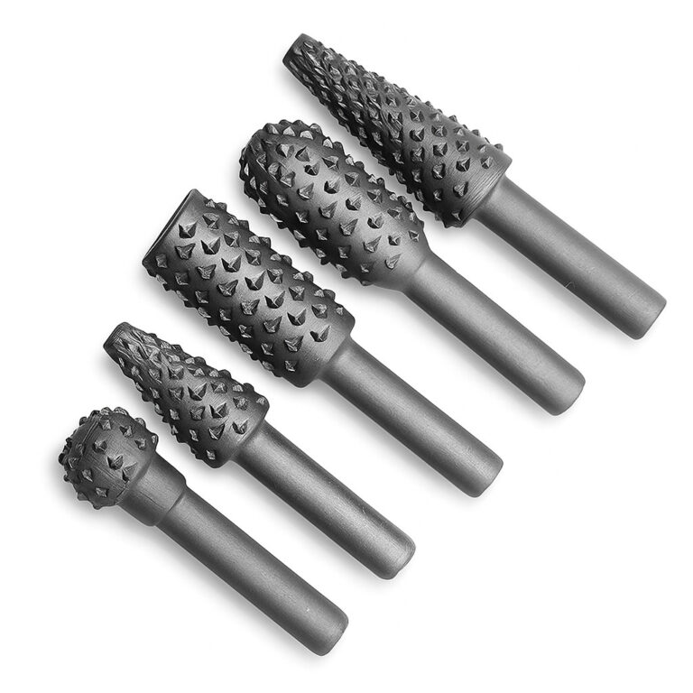 Jogo De Lima Rotativa Grossa Para Madeiras Com 5 P