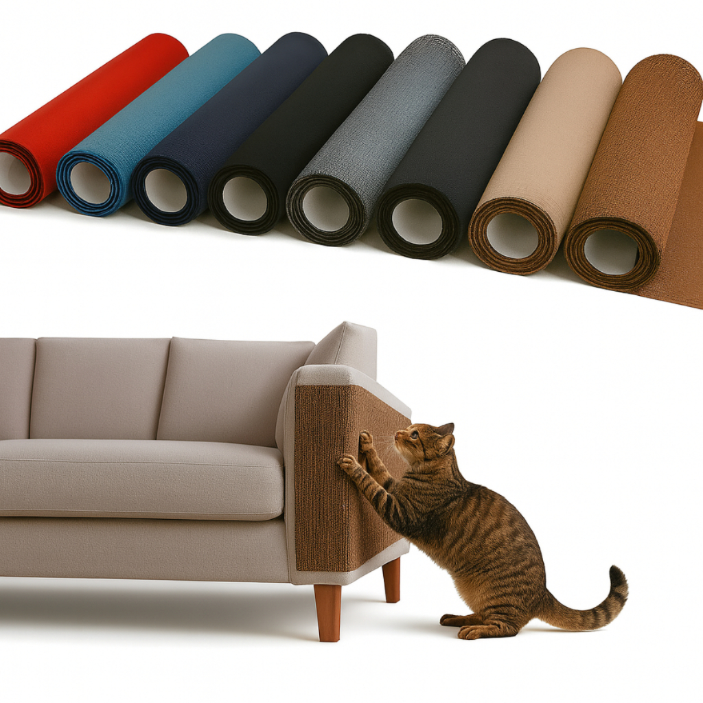 Arranhador Adesivo Para Gato 200*50cm Premium Sofá, Cama e Móveis Protetor Pet