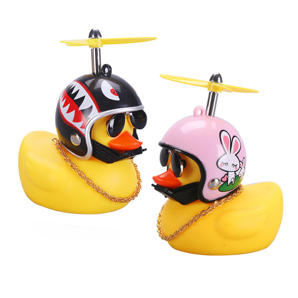 Pato Capacete Decoração Carro Motocicleta Bicicleta