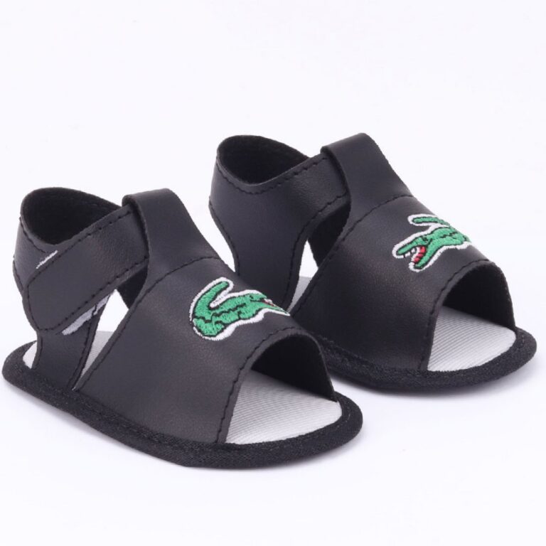 Sandália Bebê com Fecho Lala Jacaré Confortáve