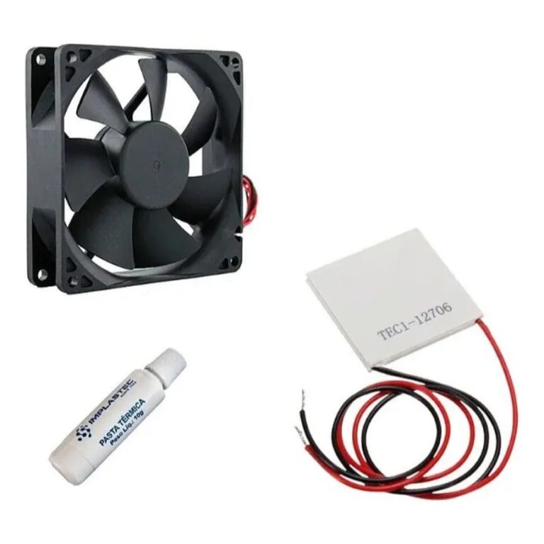 Kit Cooler Ventilador + Placa Peltier + Pasta Tér