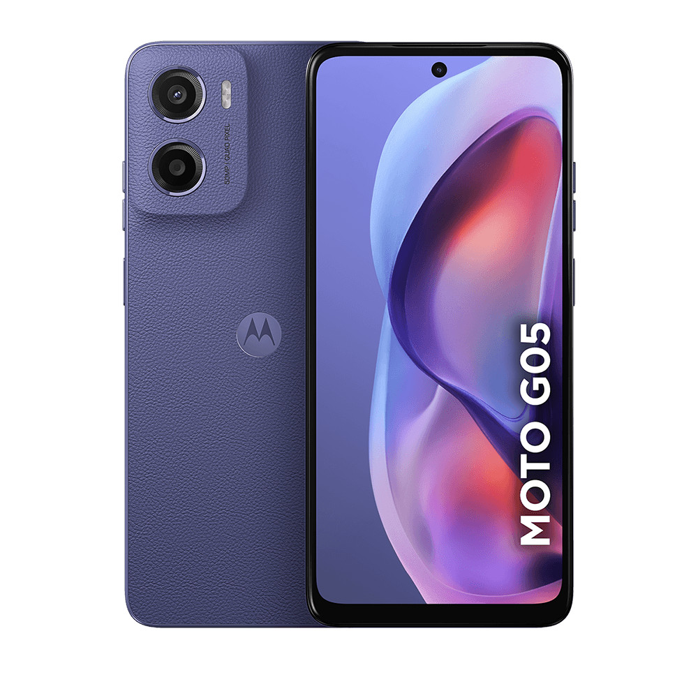 Smartphone Motorola Moto g05 – 128GB, 4GB RAM + 8GB Ram Boost, Camera 50MP com AI Bateria de 5200mAh