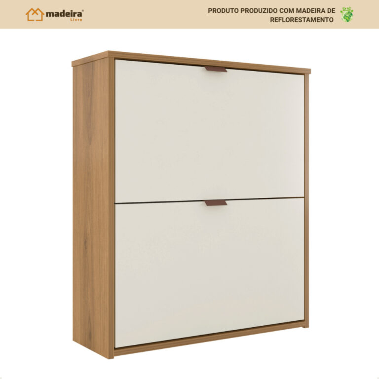 Sapateira 2 Portas Organizadora Multiuso Hall Entr