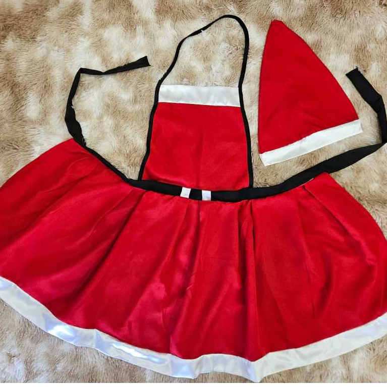 AVENTAL NATALINO PROFESSORA CONFRATERNIZAÇÃO OXF