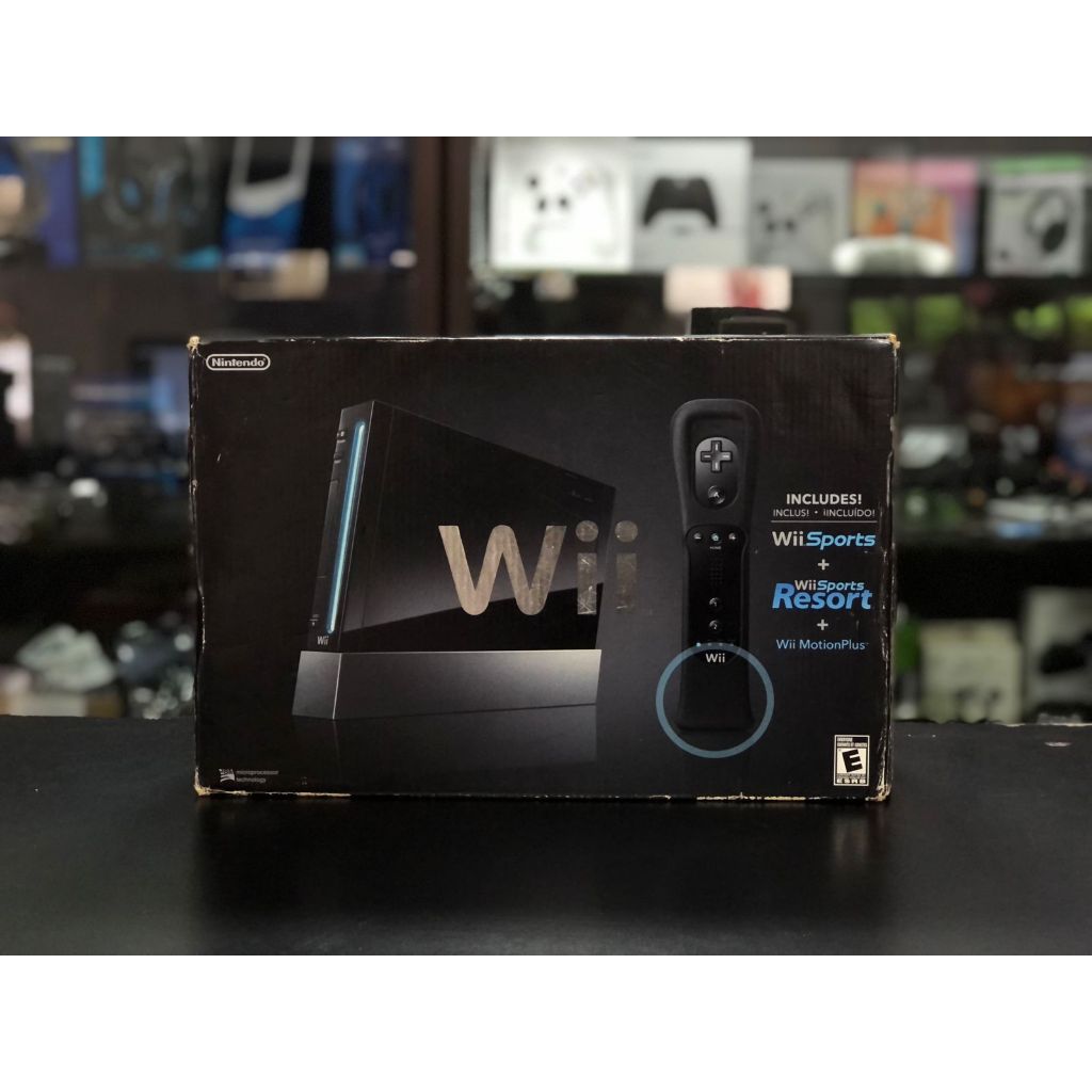 Nintendo Wii Edição Sports sistema exploit str2hax 32GB memoria 30 jogos preto completo usado