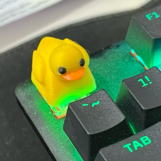 Keycap Tecla para Teclado Mecânico Gamer Pato Pat