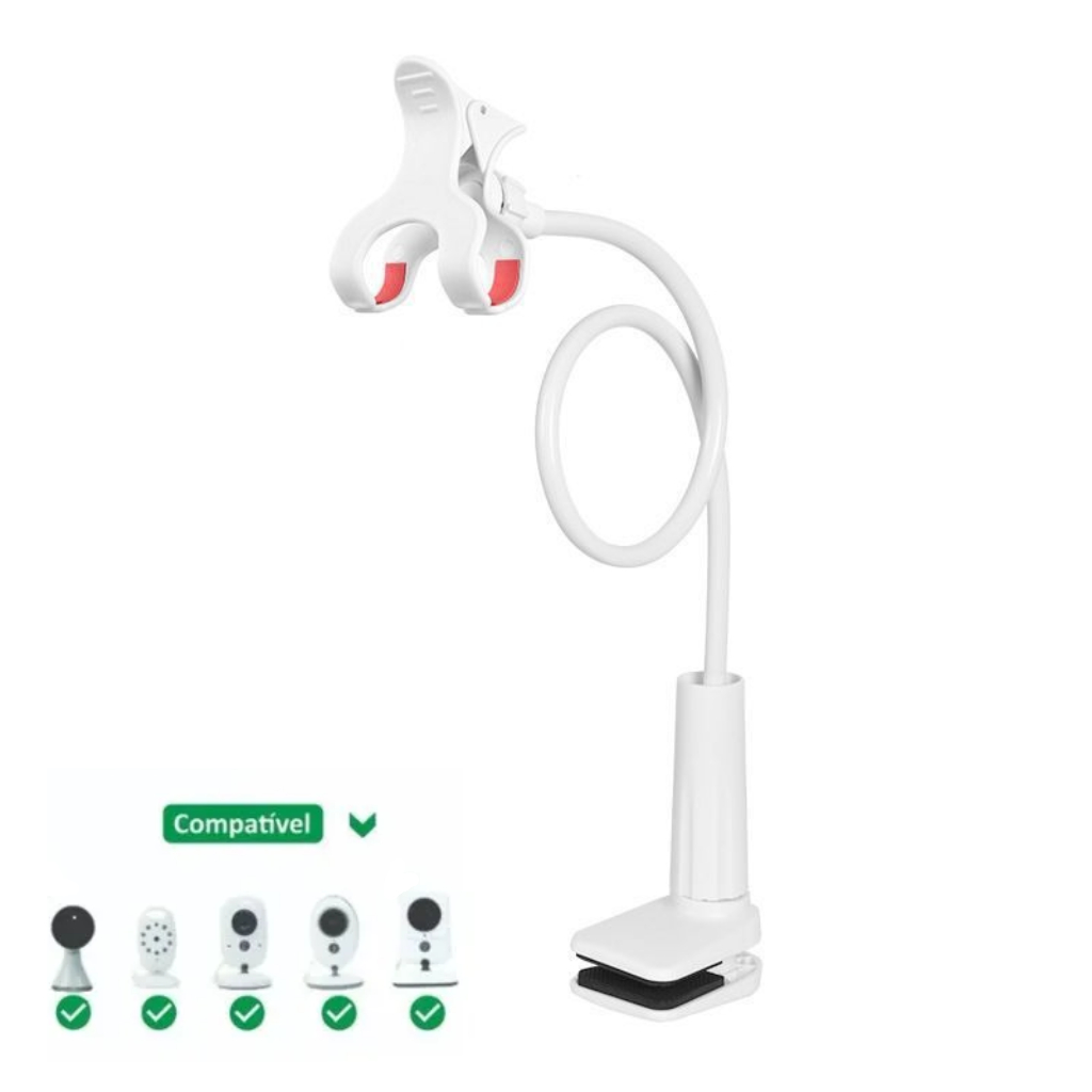 Novo Suporte Universal Babá Eletrônica Compatível Taktark Bebê