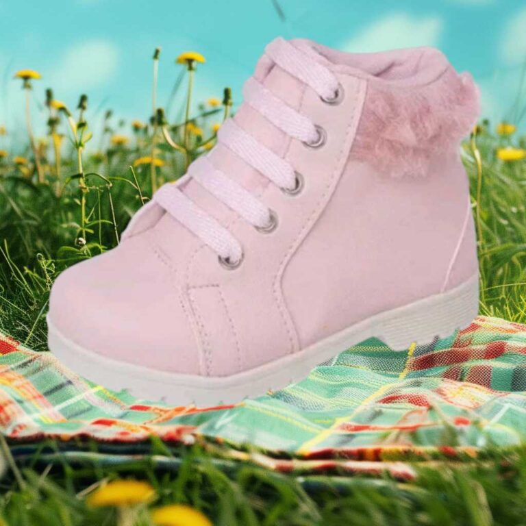 Bota Infantil Menina Pelinho Estilosa Confortável