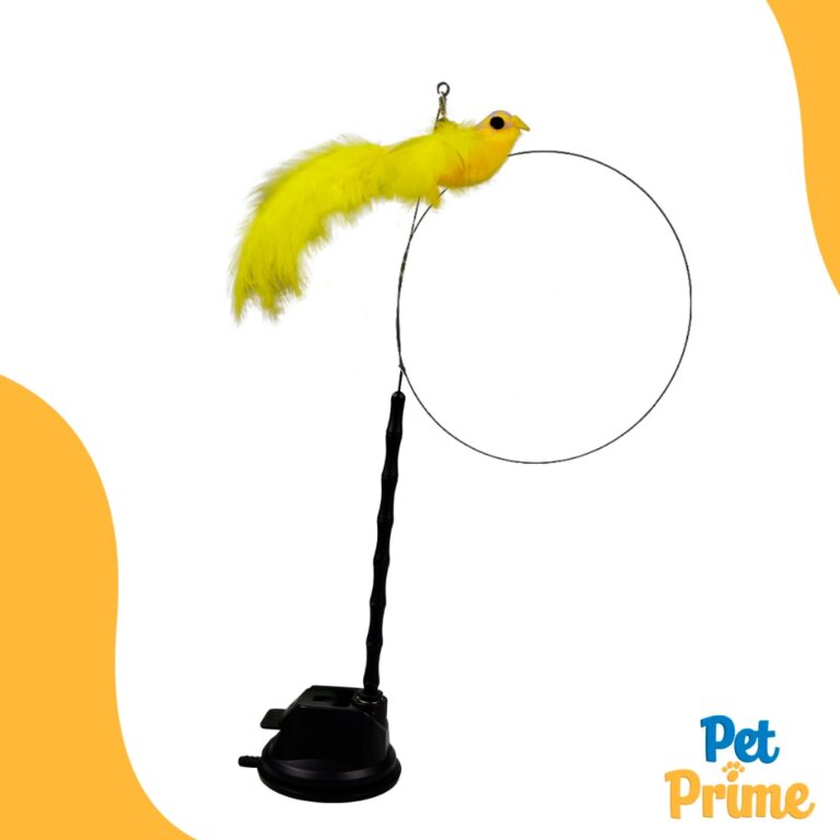 Brinquedo Para Gatos Antena Varinha Passarinho Var