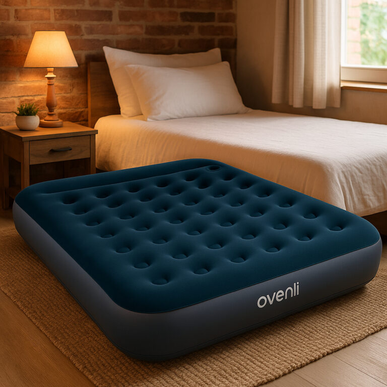 Colchão Inflável Casal Avenli Sem Bomba Portáti
