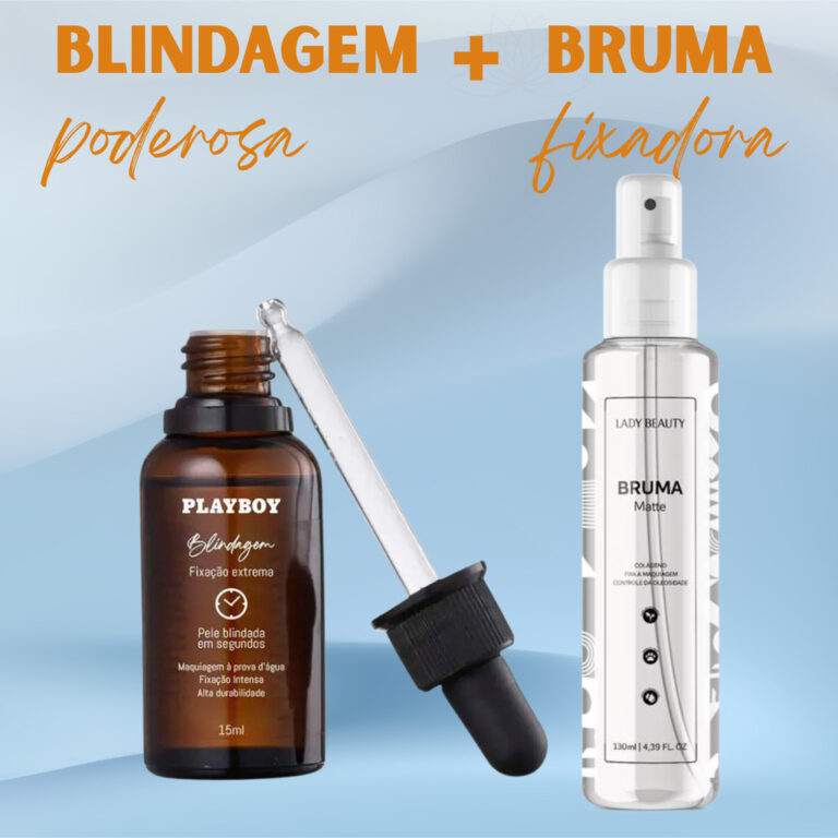 Kit Blindagem Poderosa 15 ml Playboy + Bruma Fixad