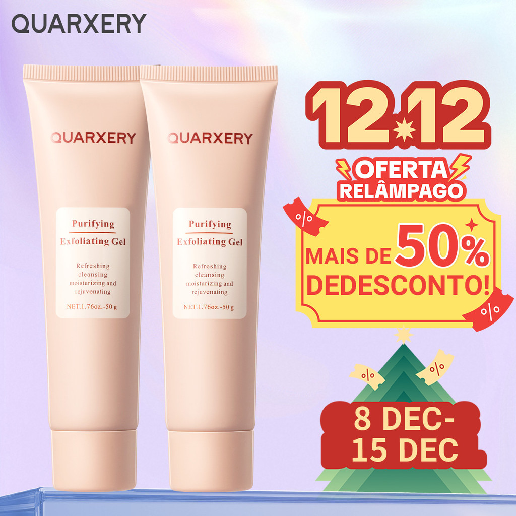Quarxery Gel Esfoliante Facial Purificante | Apto para todos os tipos de pele