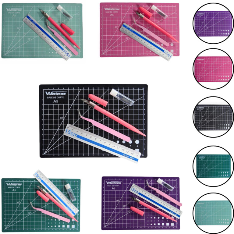 Kit Base Placa A5 22×15 cm Corte Régua Estil