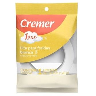 Cremer Fita Para Fraldas Branca 19mm x 20m