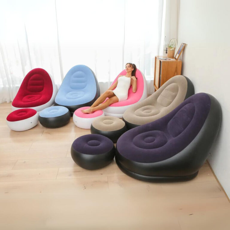 Conjunto Poltrona e Puff Inflável Ultra Lounge Po