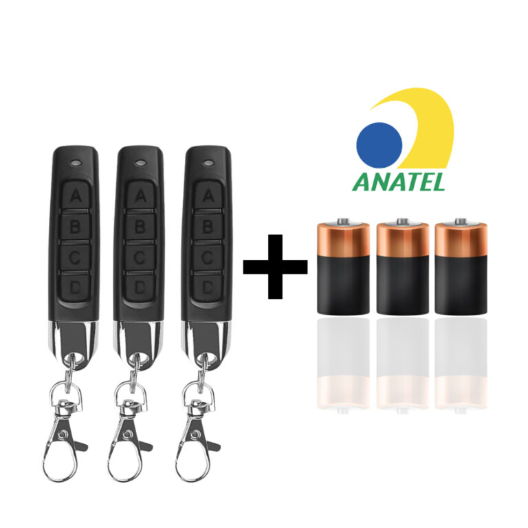KIT Controle ORIGINAL de Portão Electrónico Remo