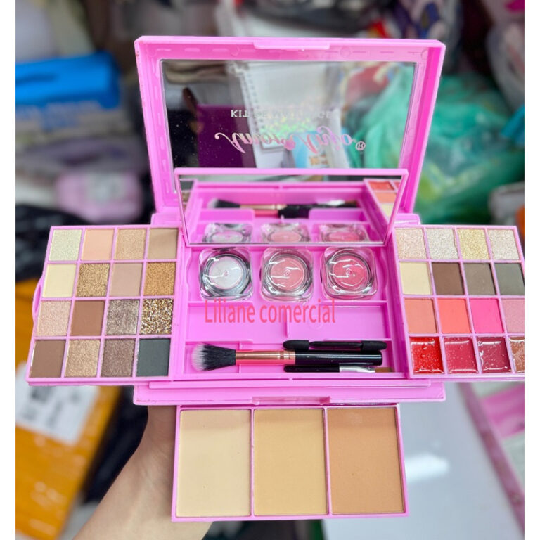kit de maquiagem amor anjo maleta de maquiagem com