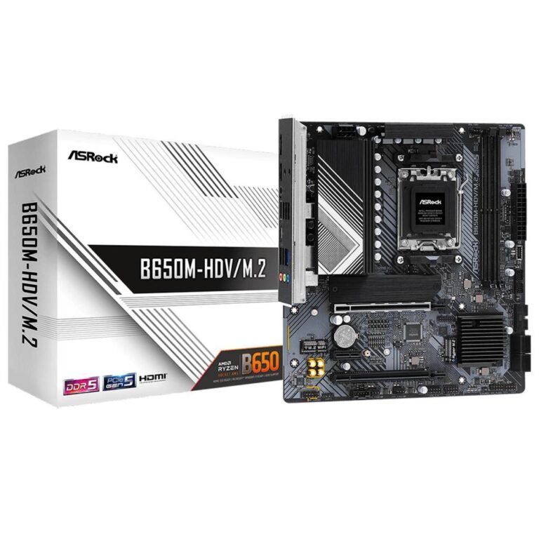 Placa Mãe ASRock B650M-HDV/M.2, Chipset B650, AMD