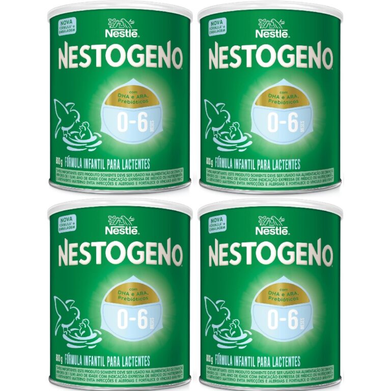 Kit 4 Latas Nestogeno 800gr 0 a 6 Meses