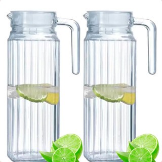 Kit 1 ou 2 Jarras de Vidro 1,1 Litro com Tampa  El